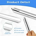 thumbnail image 4 of Table Crumb Sweeper with Pocket Clip Stainless Steel Cleaner 2Pack, 4 of 7