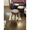 thumbnail image 5 of 2PC 16in Round Bar Stool Cover Watedrproof Faux Leather Stool Slipcover Anti-Slip Round Seat Cover Black, 5 of 7