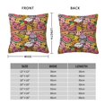 Noikeo FruitFlavored IceCream Pattern Decorative Throw Pillow Covers