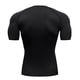 thumbnail image 5 of Camiseta de verano para correr para hombre, camiseta de compresión de manga corta, camiseta deportiva para gimnasio, ropa deportiva transpirable de secado rápido blanca y negra para MMA, 5 of 5