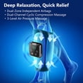thumbnail image 4 of Cordless Calf Air Compression Massager for Circulation and Relief, Leg Calf Massager with Heat and Compression, 4000mAh Battery, Smart Timer for Circulation & Muscle, Best Gift for Leg, 4 of 10