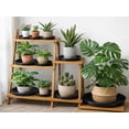thumbnail image 4 of 20 Packs 20 Inches Extra-Large Black Plant Saucers for Indoor Outdoor Use Heavy Duty Plastic Plant Trays for Planter Bulk Flower Pot Drip Trays to Catch Water, 4 to 20 Inch, 4 of 15