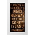 thumbnail image 1 of Sophie 6 14x24 White Modern Wood Framed Museum Art Print Titled - Brooklyn Sign II, 1 of 4