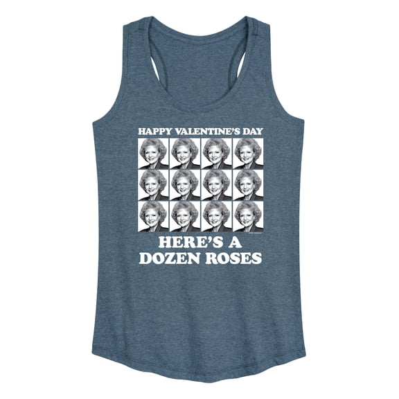 Golden Girls - Dozen Roses - Women's Racerback Tank Top