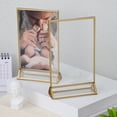 thumbnail image 4 of 6pcs Clear Sign Holders Tabletop Display Stands Vertical Holders for Restaurants Wedding Shops, 4 of 8