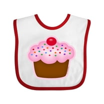 Inktastic Cupcake Girls Baby Bib