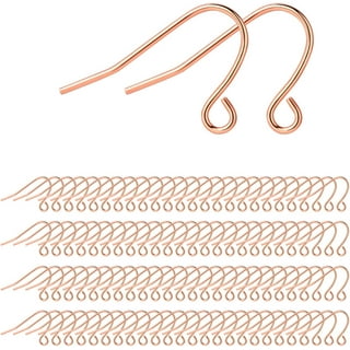 200pcs Copper Ear Wire Hook DIY Earrings Hooks Ear Stud Component