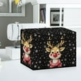 thumbnail image 4 of SEANATIVE Christmas Reindeer Cover for Sewing Machine Xmas Sewing Machine Cover Protective Dust Cover for Sewing Machine with Pockets for Most Standard Sewing Machines, 4 of 7