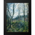 thumbnail image 2 of Pissarro, Camille 19x24 Black Modern Framed Museum Art Print Titled - Woodland scene. Spring, 2 of 5
