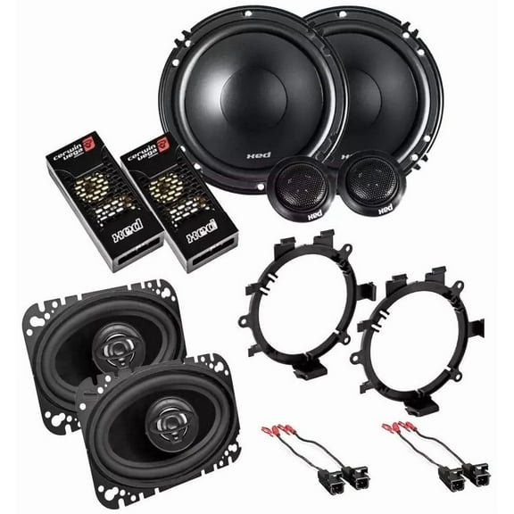 Cerwin Vega XED650C 61/2" component & XED46 4X6" Coaxial Fit 1995-2006 Silverado