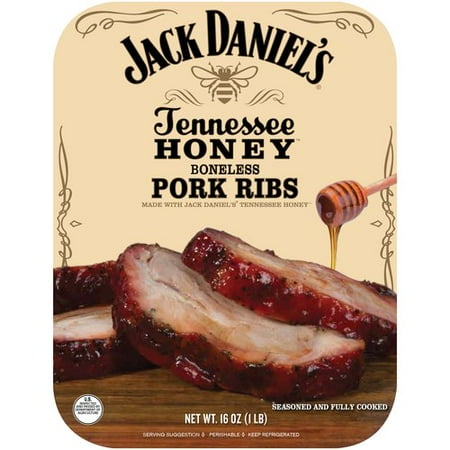 Jack Daniel's Tennessee Honey Boneless Pork Ribs, 16 oz, Placeholder