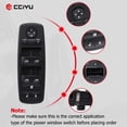 thumbnail image 6 of CCIYU Power Window Switch Replacement Fits For 08-10 For Dodge Grand Caravan 09-14 For Dodge Journey 06-07 For Dodge Caravan 11-13 For Jeep Grand For Cherokee Fits select: 2012-2014 DODGE JOURNEY SXT, 6 of 7