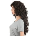 thumbnail image 3 of OneDor Long Hair Curly Wavy Full Head Halloween Wigs Cosplay Costume Party Hairpiece (6#-Chestnut Brown), 3 of 7
