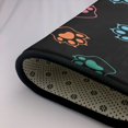 thumbnail image 5 of colorful Dog Paw Area Rugs for Living Room Bedroom, 5x7 Soft Throw Washable Rug Non-Slip Carpet, Indoor Floor Rug Bedroom Decor Aesthetic, 5 of 7