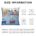 thumbnail image 5 of lobster Cove House Printed Poly Fill Throw Pillow,  Square, Home Decoration, 5 of 5