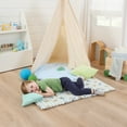 thumbnail image 6 of NoJo Bluey Preschool Nap Mat Sheet, Blue, Orange and Green Pinstripe, 6 of 8