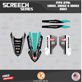 thumbnail image 4 of Kalair GFX Graphics Kit for KTM Motorcross 2-Stroke 125SX,250SX and 300SX (2023) Screech Series, 4 of 5