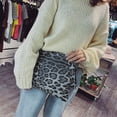 thumbnail image 3 of EeaseCA Sac à Main Léopard Mode Sac à Main Chaud Sac Enveloppe Léopard Chaud Grain Léopard Gris, 3 of 7