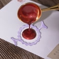 thumbnail image 1 of Sello De Moldes De Sellos Sello moldes para sellos decoración sello anillo molde moldeador para invitaciones (morado 3 cm onda), 1 of 6