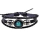 thumbnail image 5 of Pulsera de doce constelaciones, joyería europea y americana, aleación multicapa, tejido luminoso, cuero punk, cielo nocturno, 5 of 6