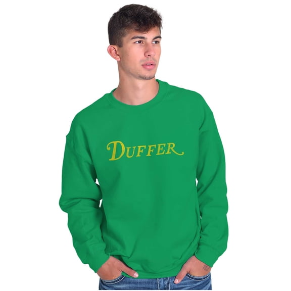 Duffer Funny Golfer Insult Golfing Sweatshirt for Men or Women Brisco Brands X