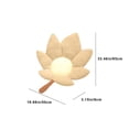 thumbnail image 3 of Maple Leaf Shaped Throw Pillow 33.46In Multi Purpose Soft Supportive Nap Pillow High Resilience Filling Easy Maintenance Floor Cushion for Sofa Living Room Tatami Futon Bed Home Daily Use, 3 of 7