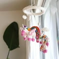 thumbnail image 3 of Felt Unicorn Baby Mobile, 3 of 5
