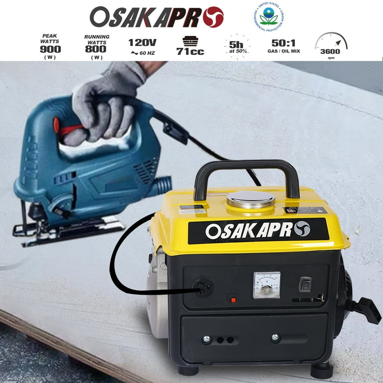 iRerts Gas Powered Generators, 900W Portable Outdoor iRerts Gas Powered Generators, 900W Portable Outdoor