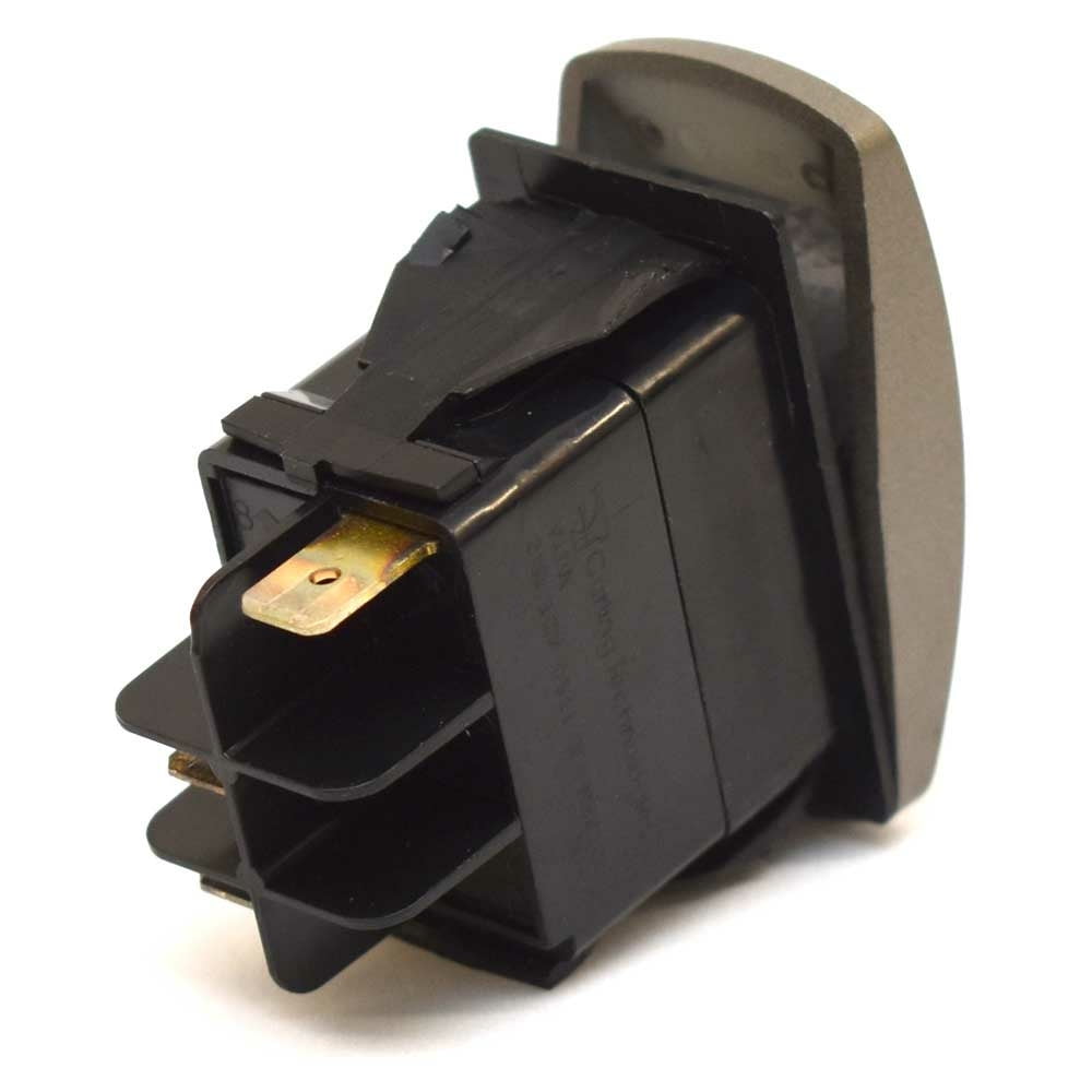 Carling On/Off Contura V Boat Rocker Switch | Blank 3 Spade 12 Volt