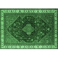 thumbnail image 1 of Ahgly Company Indoor Rectangle Persian Emerald Green Traditional Area Rugs, 6' x 9', 1 of 4