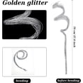 thumbnail image 5 of Triani 30Pcs Curly Ting Branches 27.6 Inch Glitter Christmas Branches Fake Christmas Picks Decorative Glitter Sticks Branches Twigs Vase Filler Floral Crafts Home Decoration(Silver), 5 of 7