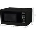 thumbnail image 5 of Avanti MT7V1B Microwave Oven 700-Watts Compact with 6 Pre Cooking Settings, Speed Defrost, Electronic Control Panel and Glass Turntable, Black, 5 of 7