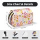 thumbnail image 5 of Disketp Colorful Floral Estuche de Lápices de Doble Capa con Tapa Abatible y Cremallera, Organizador Escolar para Adolescentes y Adultos, 5 of 7