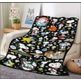 thumbnail image 1 of Cute Cartoon Snoopy Flannel Blanket Lunch Break Sofa Decoration Blanket, 1 of 1