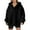 Black, variant on Utoimkio Women's Oversized Hoodies Sweatshirts Long Sleeve V Neck Pullover Tops 2025 Fall Outfits Teen Girls Clothes