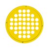 CanDo Hand Exercise Webs for Physical Therapy, Grip Strengthening, and Hand, Finger, Wrist Resistance Workouts, Portable Size, Low Powder, 7" Diameter, Yellow: X-Light