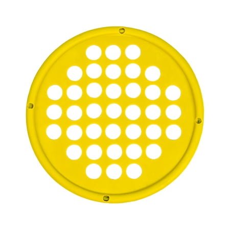 CanDo Hand Exercise Webs for Physical Therapy, Grip Strengthening, and Hand, Finger, Wrist Resistance Workouts, Portable Size, Low Powder, 7" Diameter, Yellow: X-Light