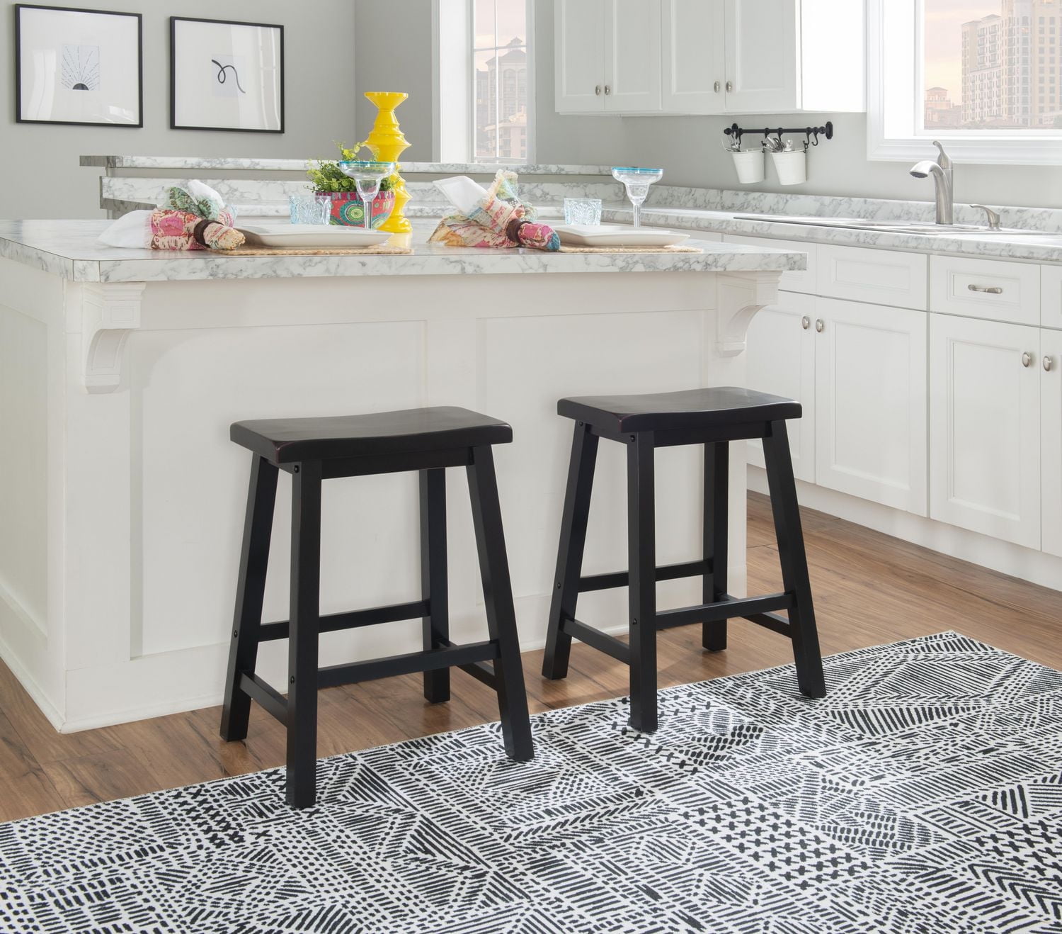 Keogh Counter Stool, Black