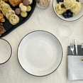 thumbnail image 4 of Earth & Clay Zeke 12-Piece Dinnerware Set Earthenware, Grey, 4 of 8