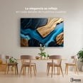 thumbnail image 2 of Cuadro Decorativo Canvas Abstracto Ríos Eléctricos 90x60 Canvas Revolution, 2 of 3