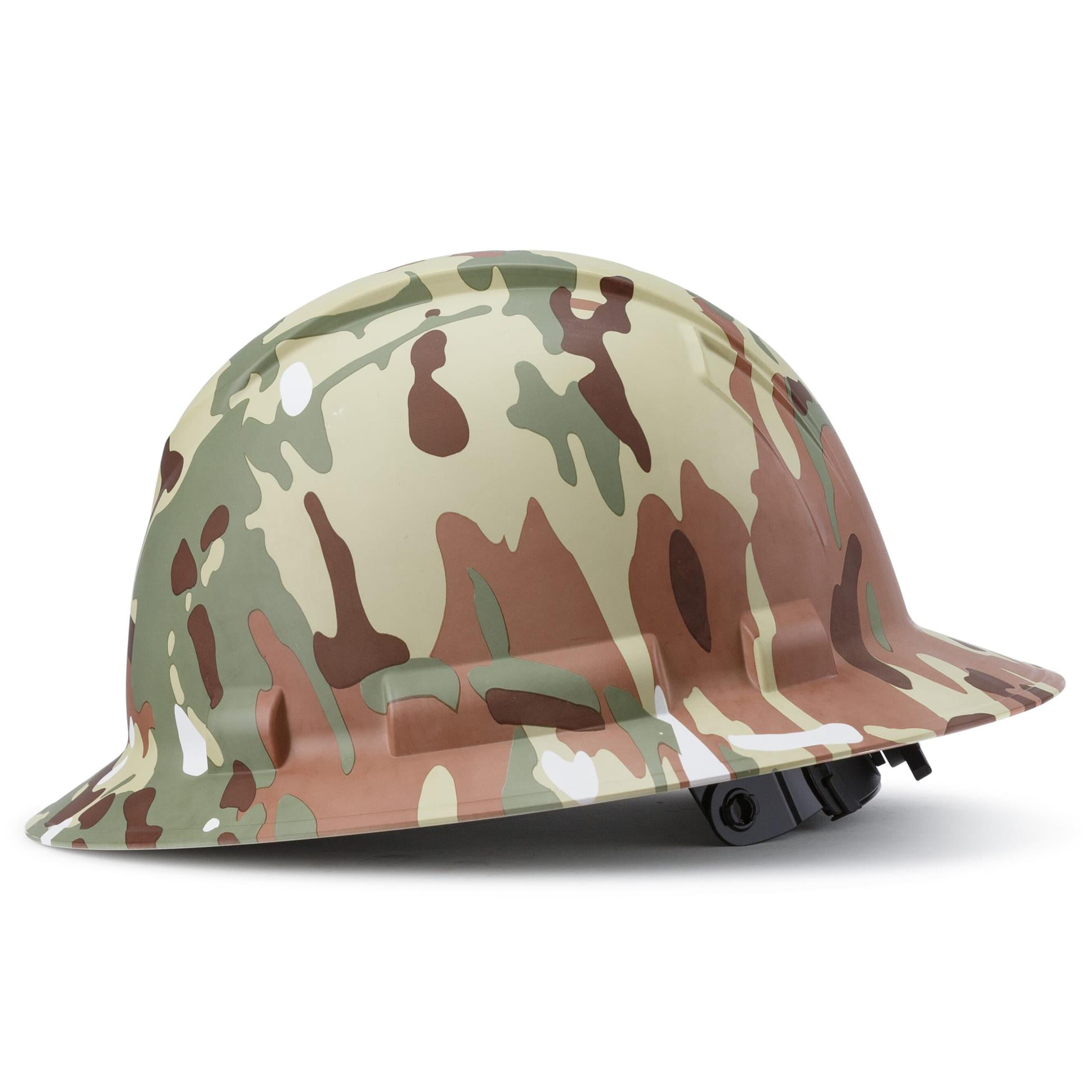 3D-Dipped Hard Hat w/ Ratchet Suspension Modern War Soldier Print NEW 