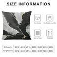 thumbnail image 5 of Black Gold Grey Throw Pillow Covers Texture Modern Decorative Pillow Cases for Couch Sofa Bed Home Decor, 5 of 5