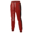 thumbnail image 1 of FashionOutfit Men's Side Panel Long Length Drawstring Track Pants, 1 of 1