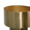 thumbnail image 6 of DecMode 7", 8", 10"H Brushed Gold Metal Planter (3 Count), 6 of 13