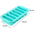 thumbnail image 2 of Moldes de silicona para congelador con tapas - Recipiente para preparar comidas fácilmente - Bandejas de silicona para congelador con tapa para alimentos, caldos y más, moldes de silicona para, 2 of 5