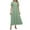 Olive Green, variant on Summer Saving Maxi Dress Plus Size, Women's Summer Sexy Fashion Solid Color Pocket Short Sleeve V-Neck Dress(White,L)