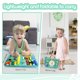 thumbnail image 2 of Montessori Toys Busy Board For Toddlers, 20 In 1 Early Education Learning Toys, Activity Board Improves Basic Skills Fine Motor Skills Sensory Toys Gifts For Kids Activities Airplane Travel, 2 of 4