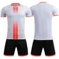 thumbnail image 3 of Conjunto de camiseta de fútbol para hombres y niños, chándal de fútbol, kit de camiseta de secado rápido, transpirable, uniforme de entrenamiento de equipo para hombres y niños, 3 of 5