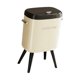 thumbnail image 5 of Cubo de basura con patas, sin necesidad de agacharse, multifuncional, minimalista. Blanco, 5 of 9