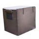 thumbnail image 3 of Cubierta para Jaula de Perro Impermeable Transpirable con Diseño Plegable Ventana Lateral Protección Contra Intemperie Apta para Mascotas en Interiore Café 63x46x56 cm, 3 of 8